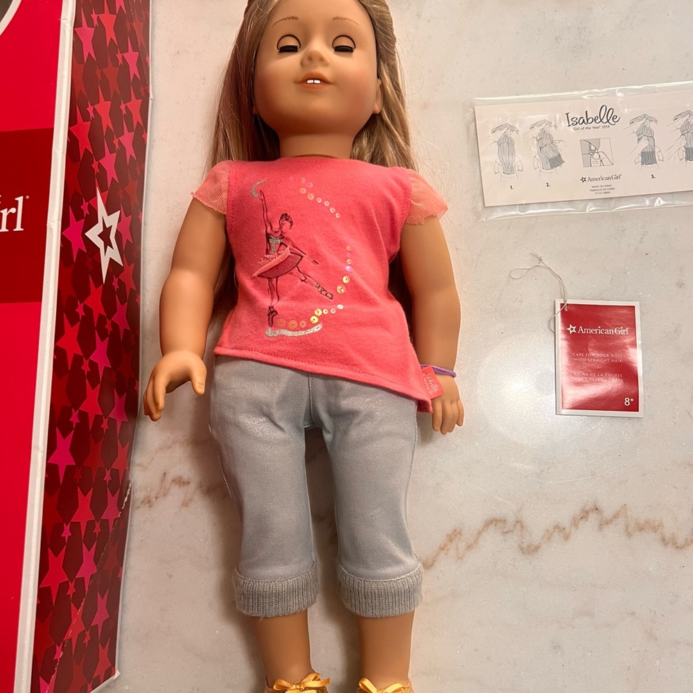 18” American Girl Doll Girl of the year Isabelle Palmer 2014 Original Outfit Box - Picture 3 of 12